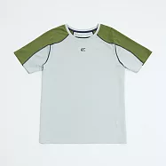 ADISI 男超透氣智能抑菌短袖野跑衣 AL2411085 (S-3XL)|抗UV 透氣 快乾 抗菌 除臭 排汗衣 運動上衣 M 巴黎灰