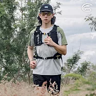 ADISI 男超透氣智能抑菌短袖野跑衣 AL2411085 (S-3XL)|抗UV 透氣 快乾 抗菌 除臭 排汗衣 運動上衣 L 巴黎灰