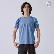 ADISI 男超透氣智能抑菌短袖野跑衣 AL2411085 (S-3XL)|抗UV 透氣 快乾 抗菌 除臭 排汗衣 運動上衣 L 原力藍