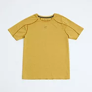 ADISI 男超透氣智能抑菌短袖野跑衣 AL2411085 (S-3XL)|抗UV 透氣 快乾 抗菌 除臭 排汗衣 運動上衣 M 芥末黃