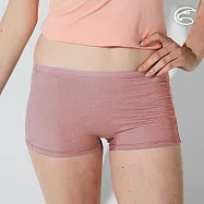 ADISI 女銅纖維抗菌消臭平口內褲(中腰) AUP2411121 (S-3XL)|抑菌 除臭 吸濕排汗 快乾 彈性 透氣 平口褲 S 深粉