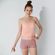 ADISI 女銅纖維抗菌消臭平口內褲(中腰) AUP2411121 (S-3XL)|抑菌 除臭 吸濕排汗 快乾 彈性 透氣 平口褲 L 深粉