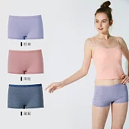 ADISI 女銅纖維抗菌消臭平口內褲(中腰) AUP2411121 (S-3XL)|抑菌 除臭 吸濕排汗 快乾 彈性 透氣 平口褲 2XL 深粉