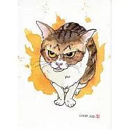 【玲廊滿藝】宮原千佳子(Chika)-臭臉也可愛18x13cm