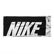 Nike Jacquard Towel 35x80cm [N1001539036MD] 運動 毛巾 吸汗 柔軟 黑白 M 黑/白