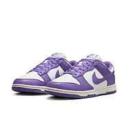 NIKE W DUNK LOW NEXT NATURE 女休閒鞋-白紫-DD1873108 US8 白色