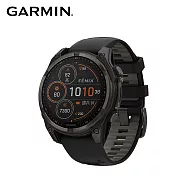 GARMIN Fenix 8 Solar 全方位太陽能戶外進階GPS智慧腕錶 47mm 石墨灰
