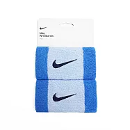 Nike Nike Swoosh [N0001586425OS] 加長腕帶 2入 運動 打球 健身 吸濕 排汗 水藍 FREE 藍/水藍