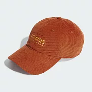 Adidas Low Dad Cap Cor [II3507] 棒球帽 帽子 運動 經典 休閒 燈芯絨 復古 橘棕 M-L 橘