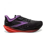 Brooks Hyperion Max [1203771B089] 女 慢跑鞋 氮氣中底 避震 輕量 高強度訓練 黑 23.5cm 黑/紫