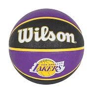 Wilson NBA Team Tribute [WTB1300XBLAL] 籃球 7號 隊徽球 室外 湖人 FREE 紫/黑