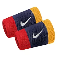 Nike Swoosh DW [N0001586428OS] 腕帶 加長 運動 打球 健身 吸濕 排汗 乾爽 2入 藍 FREE 藍/金