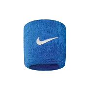 Nike Swoosh [NNN04402OS] 運動 打球 健身 單色 護腕 腕帶 吸濕 排汗 乾爽 彈性 藍 FREE 藍/白
