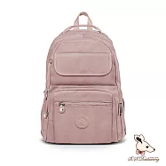 B.S.D.S冰山袋鼠 - 時光旅人 - 知性多口袋附插袋胸扣後背包【B1252C】 奶茶杏