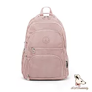 B.S.D.S冰山袋鼠 - 時光旅人 - 知性多夾層附插袋胸扣後背包【B1254C】 奶茶杏