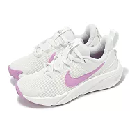 Nike 童鞋 Star Runner 4 PS 中童 白 粉紅 小朋友 運動鞋 DX7614-103 17cm WHITE/PINK