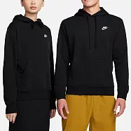 NIKE AS M NSW CLUB HOODIE PO FT 男連帽上衣-CZ7858010 S 黑色