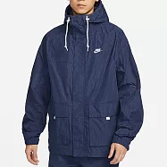 NIKE AS M NK CLUB BANDON JKT 男連帽外套-藍-FN3109410 S 藍色