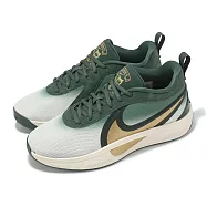 Nike 籃球鞋 Giannis Freak 6 GS 大童 女鞋 綠 米白 金 字母哥 希臘怪物 氣墊 FZ7305-300 23.5cm GREEN/GOLD