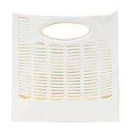 ISSEY MIYAKE 三宅一生 GG系列 MOKKO 手提袋 (小) 白