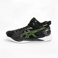 Asics GELBURST 26 [1063A047-001] 男 籃球鞋 運動 訓練 比賽 快攻 支撐 亞瑟士 黑綠 23.5cm 黑/綠