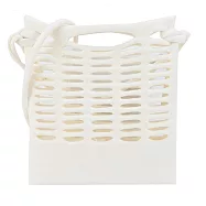 ISSEY MIYAKE 三宅一生 GG系列 MOKKO 單肩包 白