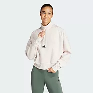 ADIDAS W Z.N.E. QZ 女休閒外套-IS3924 L 白色