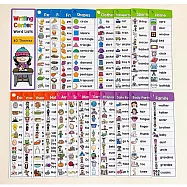 子玄 英語詞彙學習記憶閃卡 40個英文詞彙 英文(426個單字)英文隨身卡