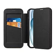 DUX DUCIS Apple iPhone 16系列 輕磁皮套 側翻皮套 插卡 可立 保護套 手機套 -黑色-16