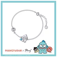 STORY 故事銀飾-Hangyodon經典系列-人魚漢頓晶鑽純銀手鍊 正常15cm+2.5cm延長鍊