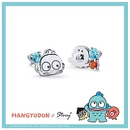STORY 故事銀飾-Hangyodon經典系列-人魚漢頓晶鑽純銀耳環 針式