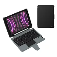 NILLKIN Apple Apple iPad 10.2 2019/2020/2021 悍能鍵盤保護套(悍靈磁吸背光版) 實體鍵盤套 藍牙鍵盤 台灣版 注音倉頡 -黑色