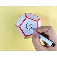 子玄 十二面骰子 白板骰子 可擦拭骰子 多面骰子 12面骰子