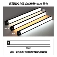 伊德萊斯 人體感應燈 LED小夜燈 AH-87E 磁吸感應燈 餵奶燈 過道燈 (USB充電) 黑邊40cm