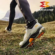 GARMONT 男款 GTX 低筒越野疾行健走鞋 9.81 Engage 002876 (S05021)|黃金大底 GoreTex 防水透氣 疾速健行 健走 越野跑 UK10 石灰-橘