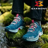 GARMONT 女款 GTX 低筒越野疾行健走鞋 9.81 Engage WMS 002880 (S05021)|黃金大底 GoreTex 防水透氣 疾速健行 越野跑 UK7 藍-莓粉