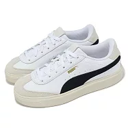 Puma 休閒鞋 Lajla T Toe Wns 女鞋 白 黑 復古 低筒 小白鞋 39773403 25.5cm WHITE/BLACK