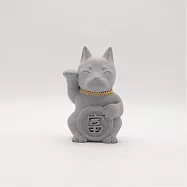 【木酢達人x泥研製所】 炭錢帶財來富狗狗 清水灰 8cm? 來富 來富