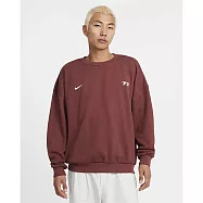 NIKE AS M NK CLUB OVERSIZED CREW OP 男 長袖上衣-HQ2962231 L 棕色