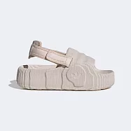Adidas Adilette 22 XLG W [IE5651] 女 涼拖鞋 運動 休閒 可拆卸束帶 魔鬼氈 淺粉紅 26.5cm 粉紅