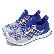 adidas 慢跑鞋 Ultraboost 1.0 男鞋 藍 白 針織 馬牌輪胎大底 運動鞋 愛迪達 IH3018 26cm WHITE/BLUE