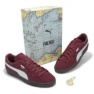 Puma x 海賊王 休閒鞋 Suede 2 One Piece 男鞋 酒紅 銀 紅髮傑克 聯名 麂皮 板鞋 39652101 29cm RED/SILVER