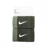 Nike Swoosh [AC2287-314] 加長腕帶 護腕 2入 運動 跑步 打球 健身 訓練 吸濕排汗 綠 FREE 綠