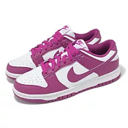 Nike 休閒鞋 Wmns Dunk Low Next Nature 女鞋 桃紅 火龍果粉 低筒 DD1873-110 23.5cm WHITE/HOT FUCHSIA
