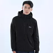 【遊遍天下】男女款防水防風刷毛保暖機能外套GJ21001(S-5L 大尺碼) / 黑色 (S-5L大尺碼) 5XL 黑色