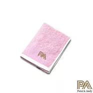 【Peter & Andy】純棉100% MIT設計製造::家用童巾-經典LOGO 粉紅