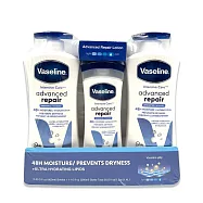 Vaseline 凡士林 潤膚乳液組 600mlx2 + 295mlx1 (專業修護(白))