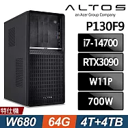 Acer 宏碁 Altos P130F9 商用工作站 (i7-14700/64G/4TB+4TB SSD/RTX3090-24G/700W/W11P)