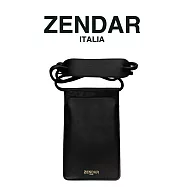 【ZENDAR】限量5折 超柔軟頂級小羊皮手機包 夏洛特系列 全新專櫃展示品(黑色 送禮盒提袋)