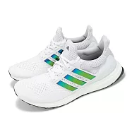 adidas 慢跑鞋 Ultraboost 1.0 男鞋 白 綠藍 運動鞋 馬牌輪胎大底 針織 愛迪達 JH6584 25.5cm WHITE/GREEN
